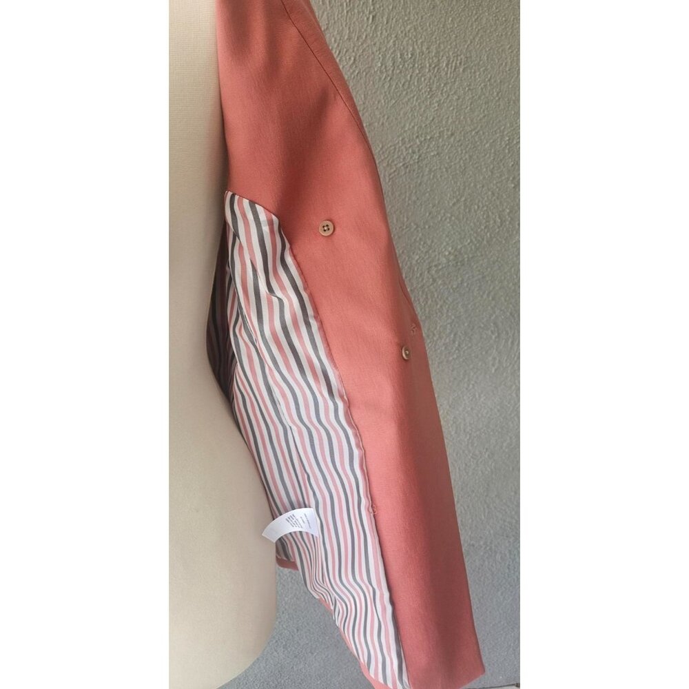 NWT Veronica Beard Amika Double Breasted Vest in Faded Rose Size 4 - Picture 4 of 8